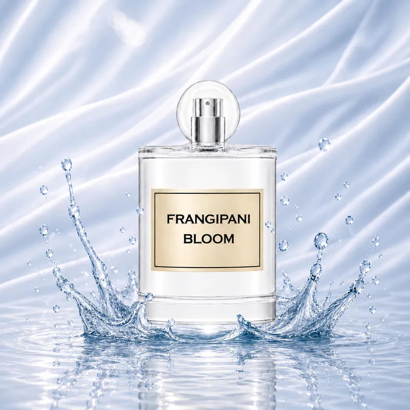 MIØ Frangipani Bloom – Autoduft, Blumig & Elegant, Duftmotiv als Flakon