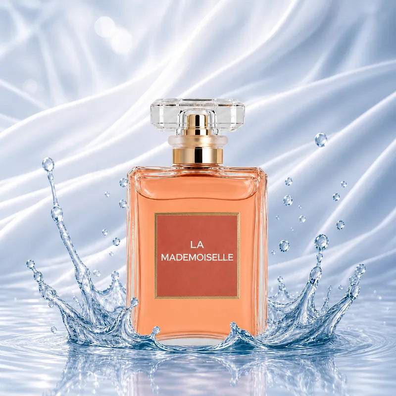 MIØ La Mademoiselle – Autoduft, Blumig & Elegant, Duftmotiv als Flakon