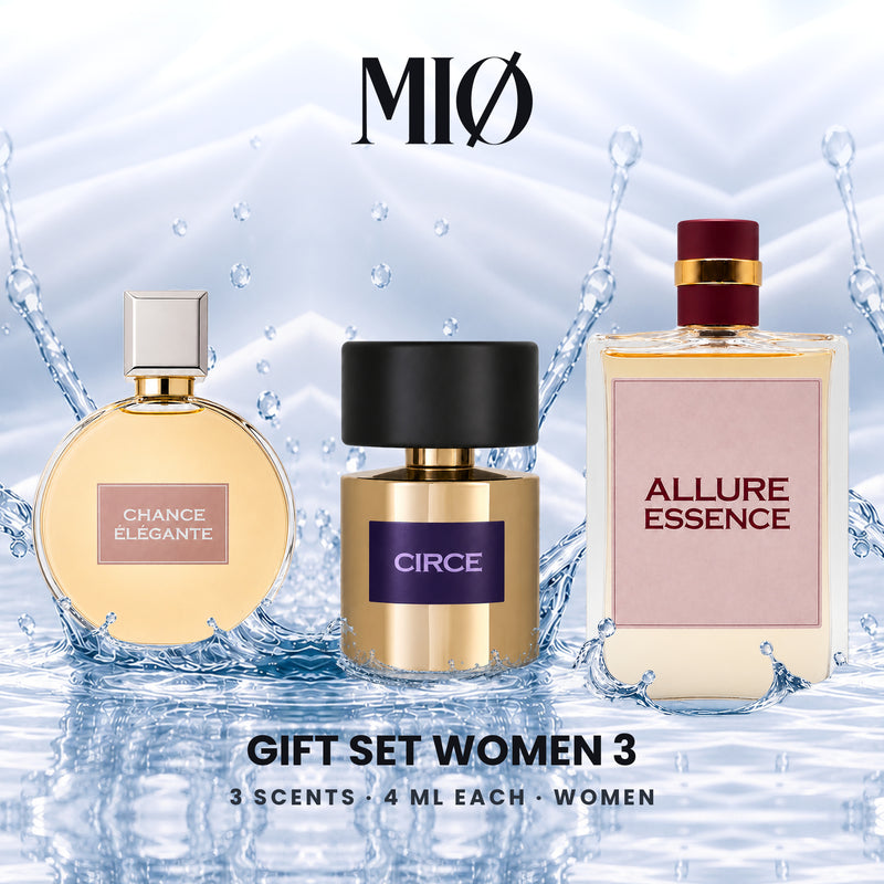 Geschenkset Damen 3er: 3 MIØ-Duftanhänger im Set