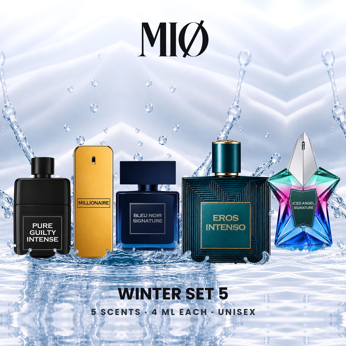 Winter-Set 5er: 5 MIØ-Duftanhänger im Set