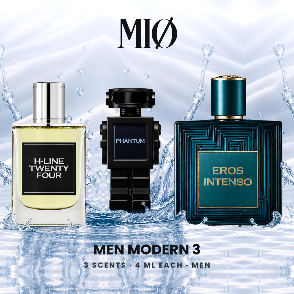 Set Herren Modern 3er: 3 MIØ-Duftanhänger im Set