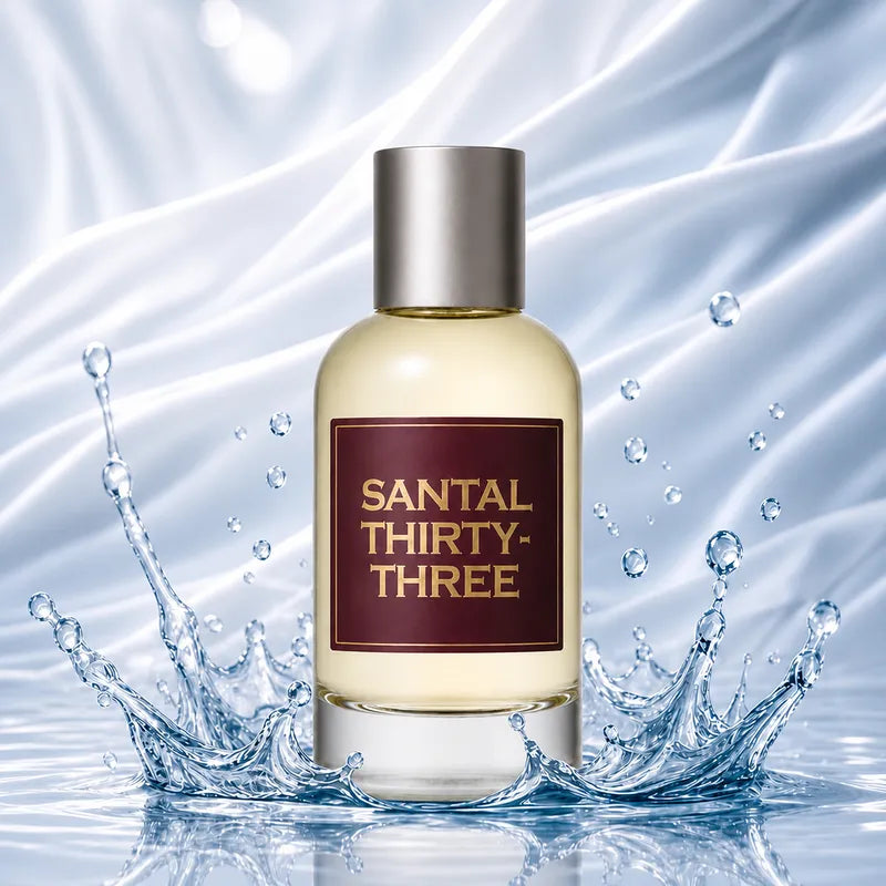MIØ Santal Thirty-Three – Autoduft, Fruchtig & Holzig, Duftmotiv als Flakon