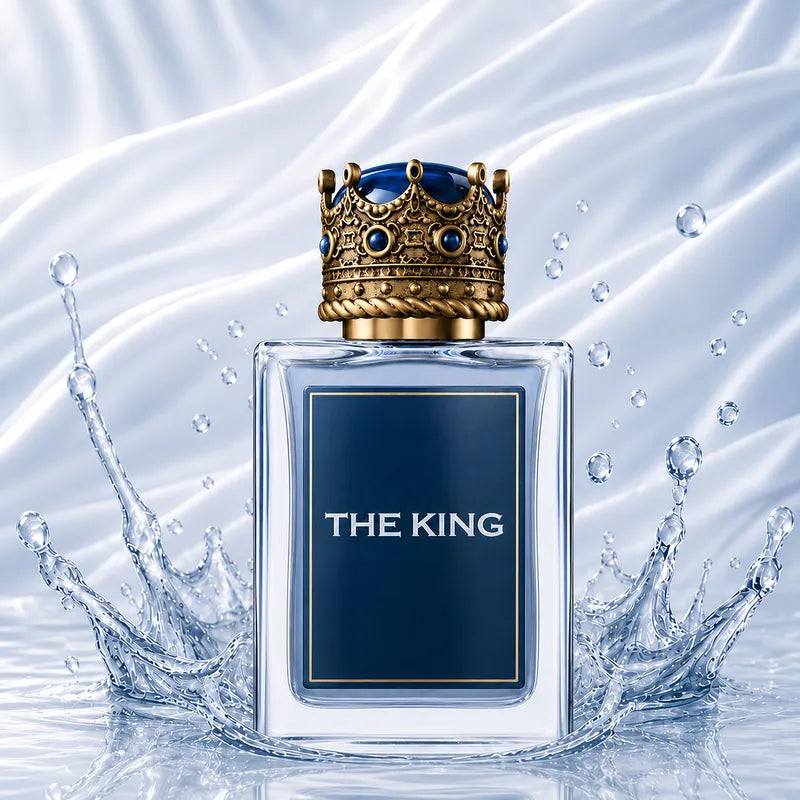 MIØ The King – Autoduft, Fruchtig & Holzig, Duftmotiv als Flakon
